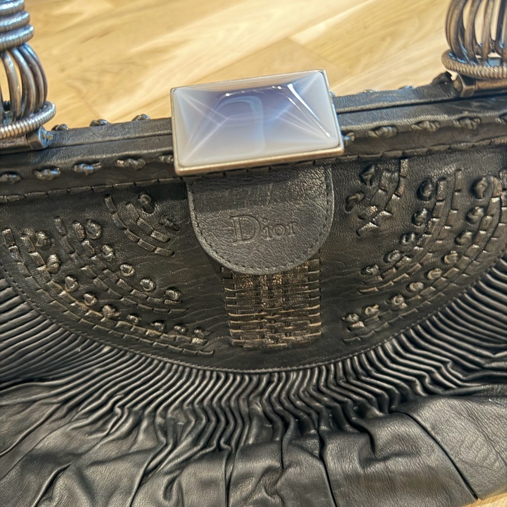 Dior Black and Silver Shoulder Bag - Picture 2 of 8